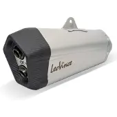 Leovince Lv-12 Suzuki V-strom 1000 14-20 Ref:15304t Titanium&carbon Gehomologeerde Uitlaatdemper
