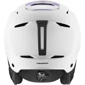 Uvex Resolution, skihelm, wit/paars