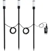 Eglo Zancaro Grondpin Buiten - LED - 60 cm - Zwart/Wit