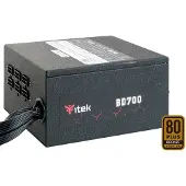 ITek BD700, 700 W, 230 V, Actief, Overstroombeveiliging, Overbelastingsbeveiliging, Overspanningsbeveiliging, Kortsluitbeveiliging, Onderspanningsbeveiliging, 24-pins ATX, Semi-modulair