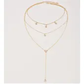 Fashion Jewelry Laagjes ketting sterretjes | goud gekleurd