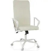 Hjh OFFICE Bureaustoel / draaistoel STRYKA W stof beige
