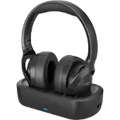 Technaxx TX-350, Draadloos, Gesprek/muziek/TV, 20 - 20000 Hz, 600 g, Koptelefoon met microfoon, Zwart