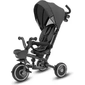 Baby Mix - Driewieler - 5-in-1 relax driewieler grijs staal - trapfiets - kinderfiets - opvouwbaar - verstelbaar - veilig - fiets - voertuig - kinderwagen
