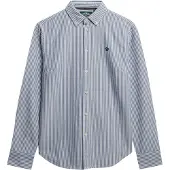 Superdry Blouse 'Oxford' blauw / pastelblauw