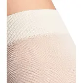 Falke Damen Fable Estate gedessineerd wol panty dames off-white - maat 2040