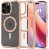 Spigen Ultra Hybrid Backcover MagSafe voor de Apple iPhone 16 Pro Max - Roze Titanium