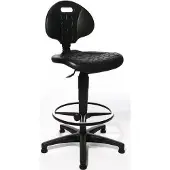 Topstar TEC 20 Counter Tekenkruk Kunststof Zonder armleuning Zwart Draagkracht 110 kg