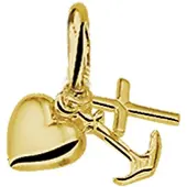 Marie-Celeste Marie Celeste hanger geloof, hoop en liefde - Goud