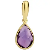 Marie-Celeste Hanger Amethyst - Goud