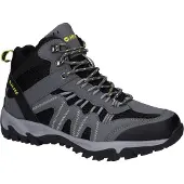 Hi-tec Jaguar Mid Polyester Heren Wandelschoenen In Grafiet/Zwart/Citroen