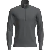 Icebreaker - Thermokleding - M Merino 200 Oasis LS Half Zip Black voor Heren van Wol - Maat XXL - Zwart