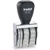 Trodat Classic Tekst-Datum stempel Grijs Duitstalig