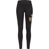 Lonsdale Leggings 'AGLISH' geel / zwart