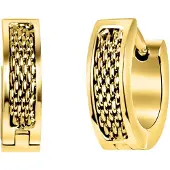 Lucardi Oorbellen goud / zwart