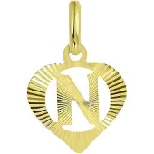 Lucardi Hangers 'Buchstabe' goud