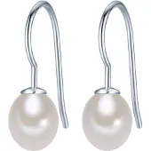 Valero Pearls Oorbellen zilver / parelwit