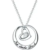 Rafaela Donata Ketting zilver / transparant
