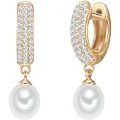 Valero Pearls Oorbellen goud / parelwit