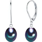 Valero Pearls Oorbellen petrol / zilver