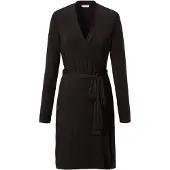 Sassa Ochtendjas 'CASUAL COMFORT' zwart