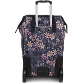 Punta Trolley 'Big Wheel' marine / oranje / pink / wit