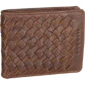 Bugatti Portemonnee 'Woven' bruin