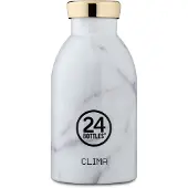 24Bottles Drinkfles 'Clima' goud / grijs / wit