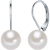 Valero Pearls Oorbellen zilver / parelwit