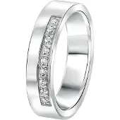 Lucardi Ring zilver / transparant
