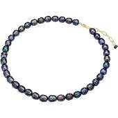 Valero Pearls Ketting navy / goud