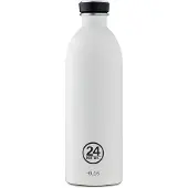 24Bottles Drinkfles 'Urban 1000 ml' zwart / wit
