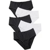 Ulla Popken Slip zwart / wit