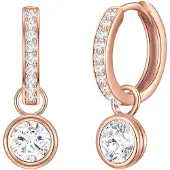 Rafaela Donata Oorbellen rose-goud / transparant