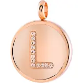 Lucardi Hangers rose-goud / transparant