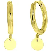 Lucardi Oorbellen 'Grace' goud