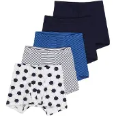 Schiesser Onderbroek navy / royal blue/koningsblauw / wit