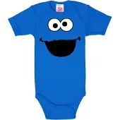 Logoshirt Sesamstraat Koekiemonster Logoshirt baby romper - Logoshirt - 50/56