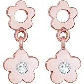 Elli Sieraden rose-goud / transparant