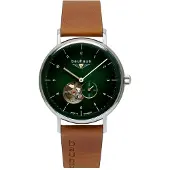Bauhaus Analoog horloge bruin / zwart / zilver