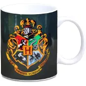 Logoshirt Kop 'Hogwarts' donkergroen / gemengde kleuren