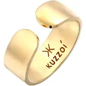 KUZZOI - Ring - Herenband ontwerp Open Tijdloos in 925 Sterling Zilver - Heren