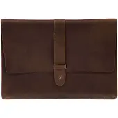 Buckle & Seam Laptoptas 'Aspen' bruin