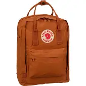 Fjällräven Rugzak 'Kanken' cognac / rood / wit