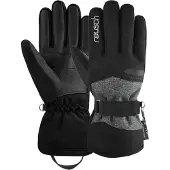 Reusch Sporthandschoenen 'Hellen' lichtgrijs / grijs gemêleerd / zwart