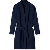 Schiesser Badjas kort donkerblauw
