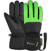 Reusch Sporthandschoenen 'Teddy' grijs / neongroen / zwart