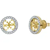 GUESS Oorbellen 'Studs Party' goud / transparant