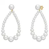 Valero Pearls Oorbellen wit