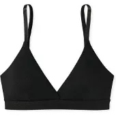 Schiesser BH ' Pure Rib ' zwart